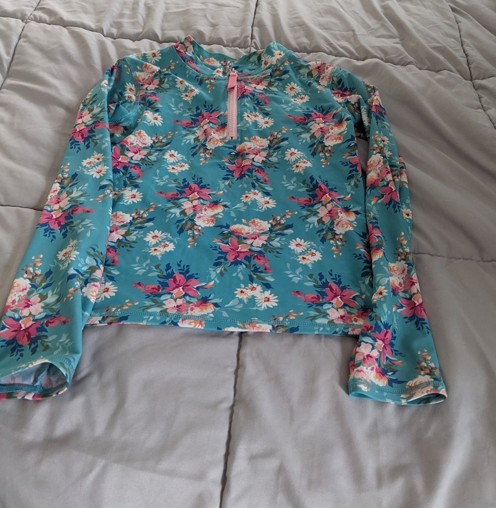 Ruffle Butts Rashguard Bathing Suit - Picture 3 of 6